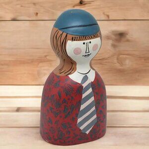Vintage Gogo Japan Mid Century Girl Bank